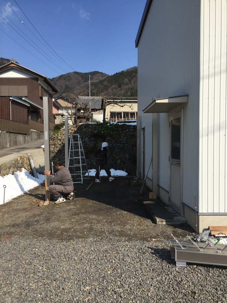 上石津町 カーポート工事