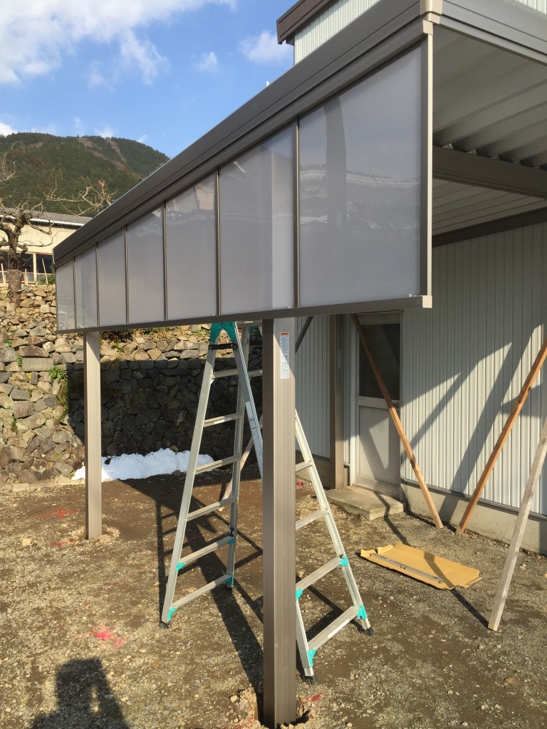 上石津町 カーポート工事
