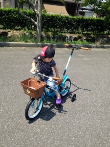 自転車の練習