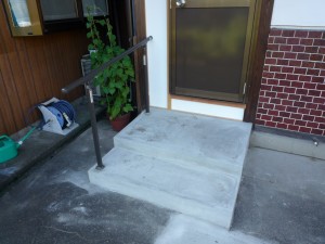 関ヶ原、手すり、バリアフリー、外構