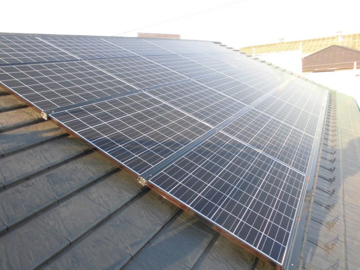 岐阜市Ｈ様邸　太陽光発電設置工事