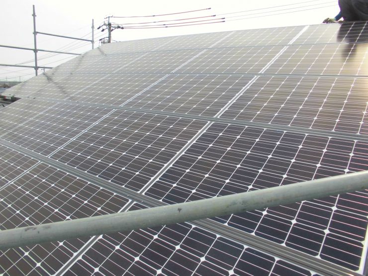岐阜市Ｉ様邸　太陽光発電設置工事