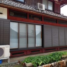 米原市T様邸　雨戸サッシ入替え工事