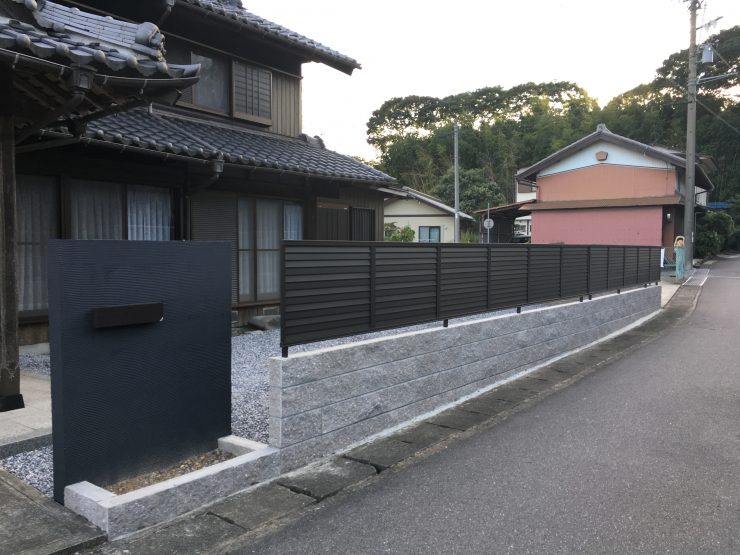 大垣市上石津町T様邸　外構工事