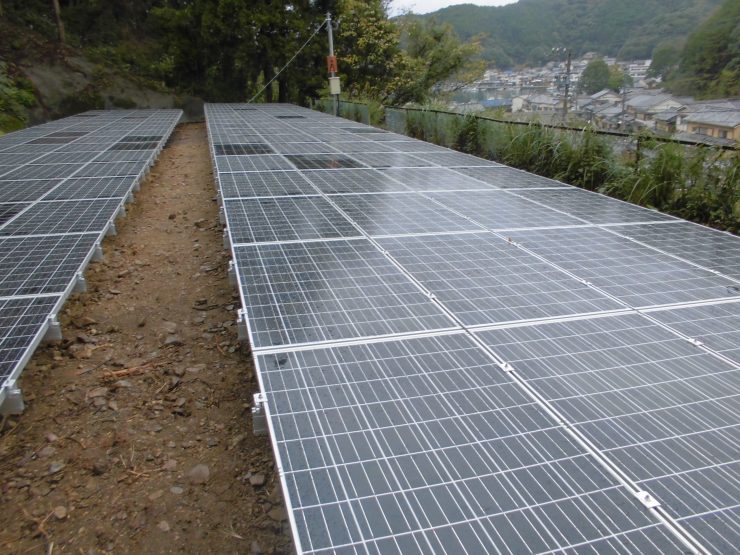 紀北町野立て　太陽光発電設置工事