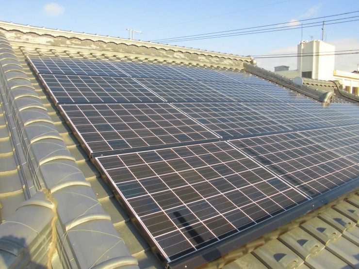 犬上郡Ｈ様邸　太陽光発電設置工事