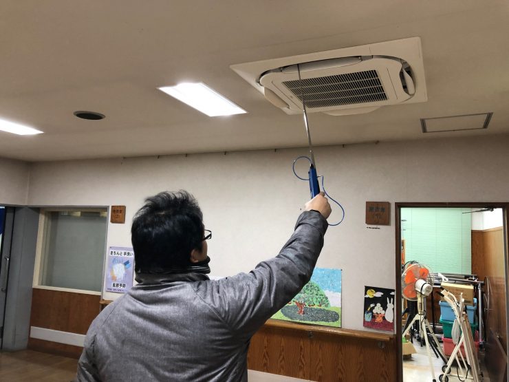 一宮市社会福祉施設様　エアコン更新工事
