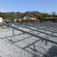 揖斐郡野立て　太陽光発電設置工事