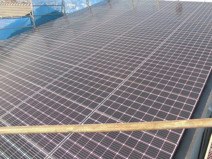 安八郡Ａ様邸　太陽光発電設置工事