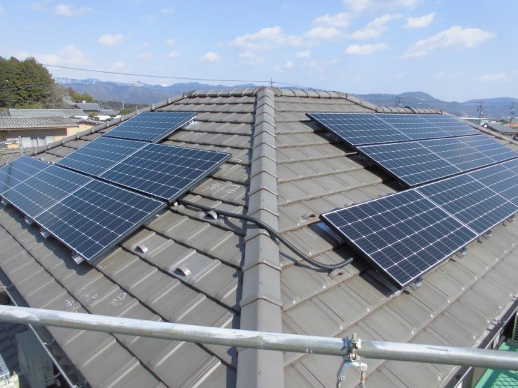 揖斐川町Ｎ様邸　太陽光発電設置工事