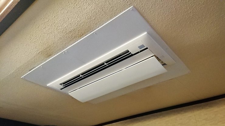長浜市 精米小売店様 エアコン更新工事