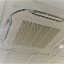 名古屋市西区 KIU hair service様 エアコン更新工事