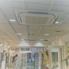 名古屋市西区 KIU hair service様 エアコン更新工事