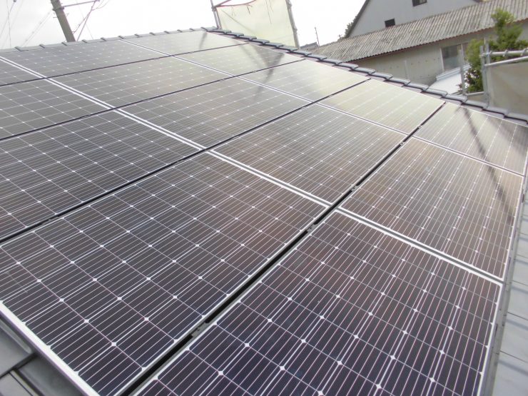 不破郡Ｍ様邸　太陽光発電設置工事