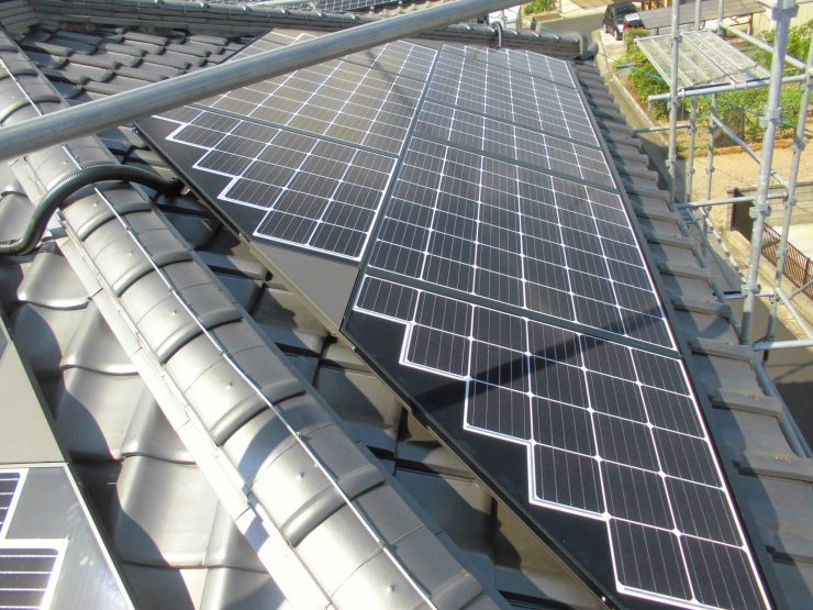 揖斐郡Ｋ様邸　太陽光発電設置工事